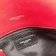 Replica Borsa piccola YSL Saint Laurent Loulou Puffer rossa