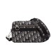 Replica Borsa a tracolla obliqua Christian Dior Safari Dior Blu scuro