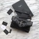 Replica Borsa a tracolla Yul Saint Laurent Loulou piccola nera