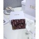 Replica Portafoglio da sella obliquo Christian Dior rosso