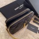 Replica Borsa YSL Saint Laurent Becky con doppia zip in pelle di agnello trapuntata nera