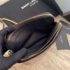 Replica Borsa YSL Saint Laurent Becky con doppia zip in pelle di agnello trapuntata nera