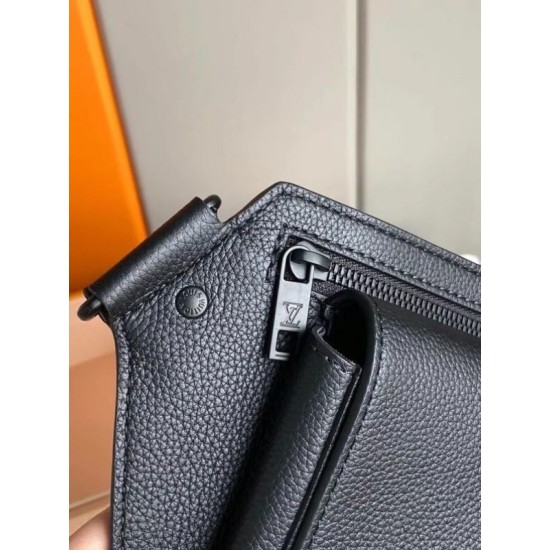 Replica Aerogram Slingbag Pelle di vitello M57081 Nera
