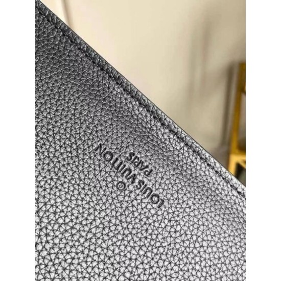 Replica Aerogram Slingbag Pelle di vitello M57081 Nera