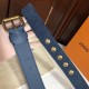 Replica Signature 35mm Cintura Monogram Denim M0175Q