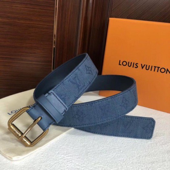 Replica Signature 35mm Cintura Monogram Denim M0175Q