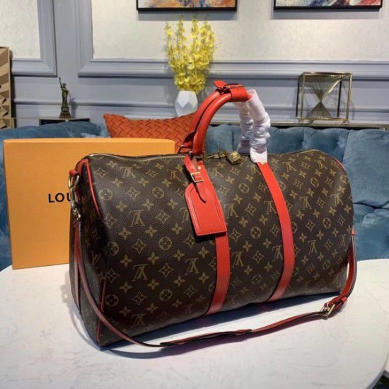 Replica Keepall Bandouliere 50 Monogram Red M44740