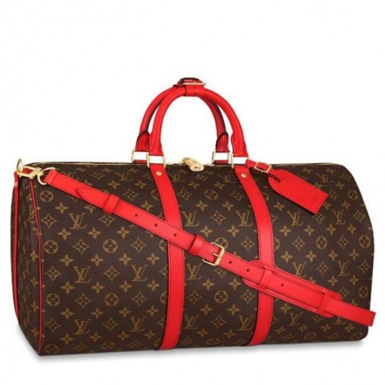 Replica Keepall Bandouliere 50 Monogram Red M44740