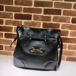 Replica Borsa 1955 Horsebit Messenger 602089 nera