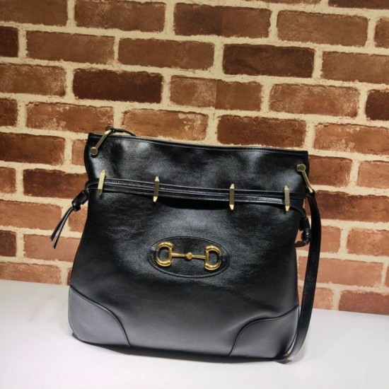 Replica Borsa 1955 Horsebit Messenger 602089 nera