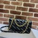 Replica The Hacker Project borsa piccola GG Marmont 443497 Nera