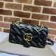 Replica The Hacker Project borsa piccola GG Marmont 443497 Nera