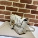 Replica The Hacker Project borsa piccola GG Marmont 443497 Crema