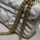 Replica The Hacker Project borsa piccola GG Marmont 443497 Crema