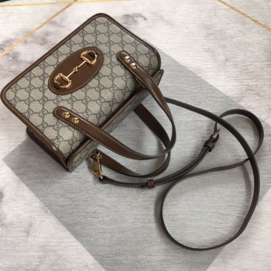 Replica Borsa mini con manico superiore Horsebit 1955 645453