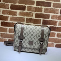 Replica Borsa a tracolla GG 658542 Marrone
