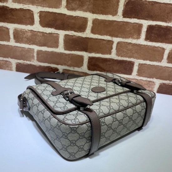 Replica Borsa a tracolla GG 658542 Marrone