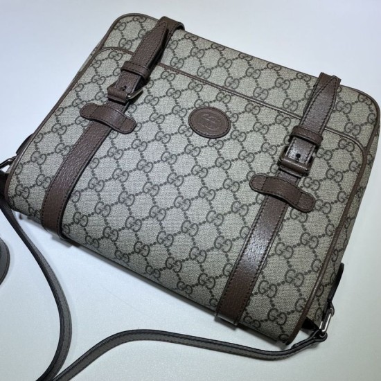 Replica Borsa a tracolla GG 658542 Marrone