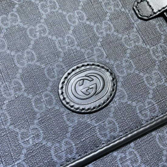 Replica Borsa a tracolla GG 658542 Nera