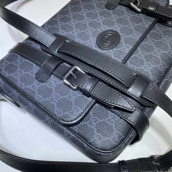 Replica Borsa a tracolla GG 658542 Nera