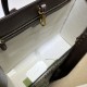 Replica Borsa media con borsa G intrecciata 674148 marrone