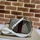 Replica Borsa a tracolla piccola Ophidia 681064 Marrone