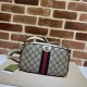 Replica Borsa a tracolla piccola Ophidia 681064 Marrone