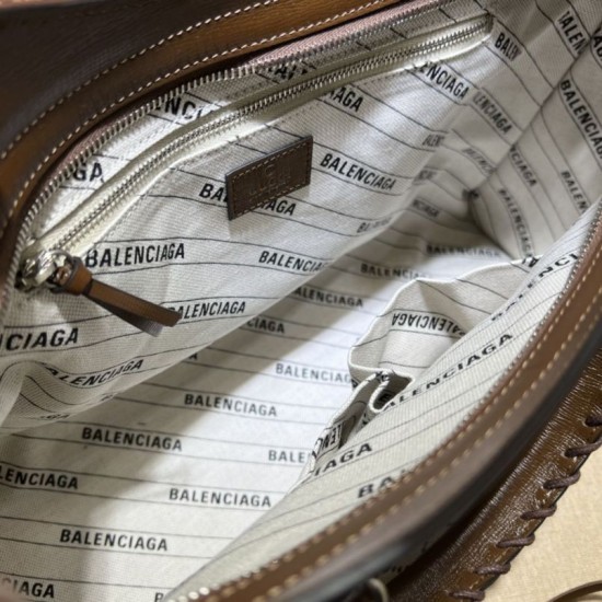 Replica Borsa Hacker Project media Neo Classic 681695 Marrone