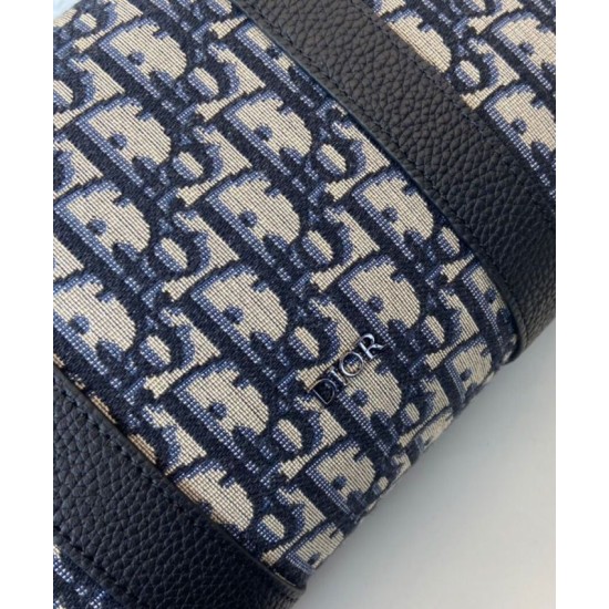 Replica Borsa Christian Dior Lingot 26 blu scuro