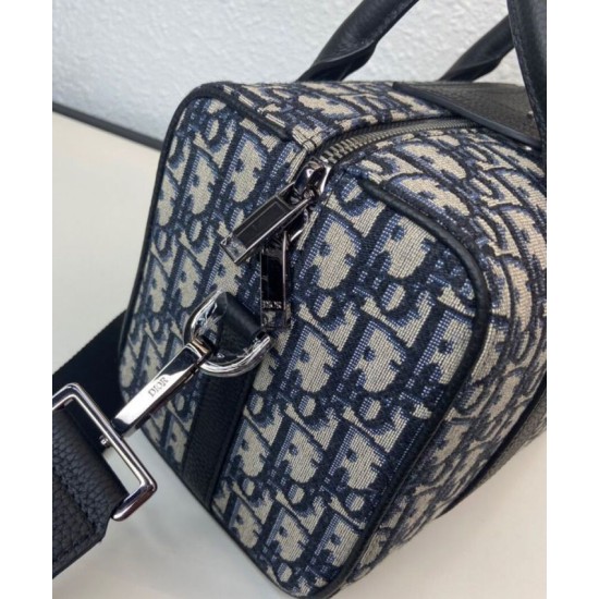 Replica Borsa Christian Dior Lingot 26 blu scuro