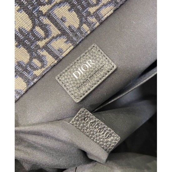 Replica Zaino Christian Dior Saddle blu scuro