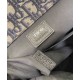 Replica Zaino Christian Dior Saddle blu scuro