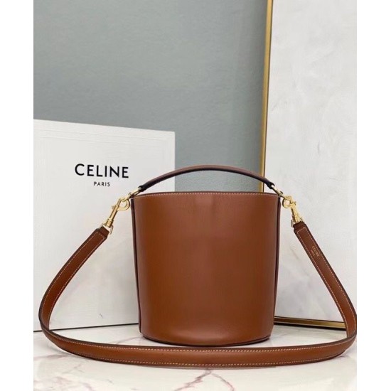 Replica Celine Teen Bucket 16 197573 Caffè