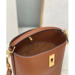 Replica Celine Teen Bucket 16 197573 Caffè