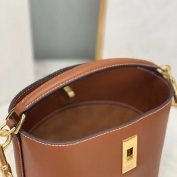 Replica Celine Teen Bucket 16 197573 Caffè