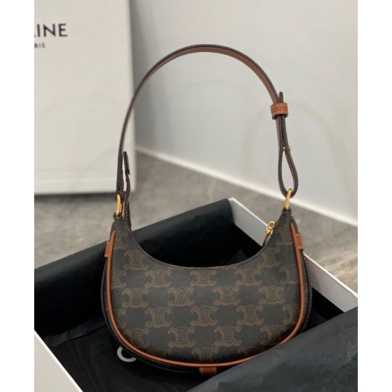 Replica Celine Mini Ava In Tela Triomphe E Pelle Di Vitello Marrone Replica Celine Mini Ava In Tela Triomphe E Pelle Di Vitello Marrone