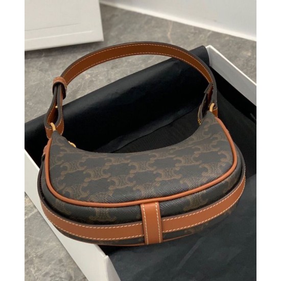 Replica Celine Mini Ava In Tela Triomphe E Pelle Di Vitello Marrone Replica Celine Mini Ava In Tela Triomphe E Pelle Di Vitello Marrone