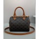Replica Celine Small Boston In Tela Triomphe Caffè