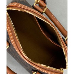 Replica Celine Small Boston In Tela Triomphe Caffè