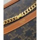 Replica Celine Patapans Medio In Tela Triomphe Marrone