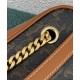 Replica Celine Patapans Medio In Tela Triomphe Marrone