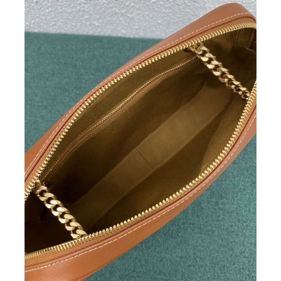 Replica Celine Patapans Medio In Tela Triomphe Marrone