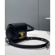 Replica Celine Mini Triomphe In Vitello Lucido Nero