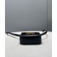 Replica Celine Mini Triomphe In Vitello Lucido Nero
