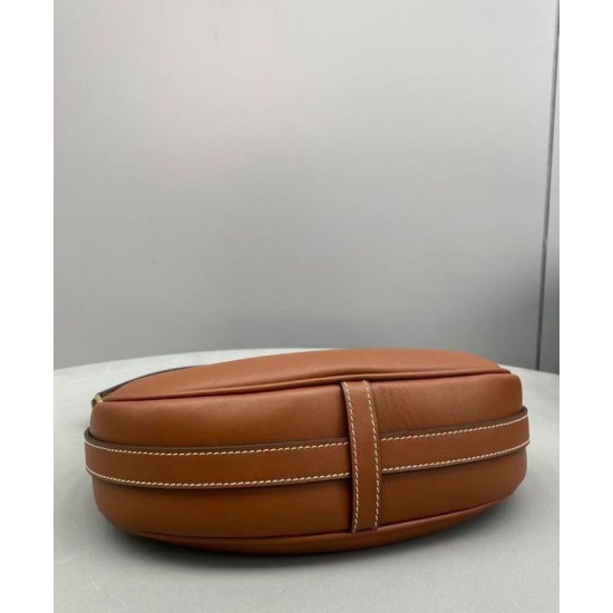 Replica Borsa Celine Ava Con Tracolla Media In Pelle Di Vitello Liscia Caffè