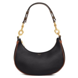 Replica Borsa Celine Ava Con Tracolla Media In Pelle Di Vitello Liscia Nera