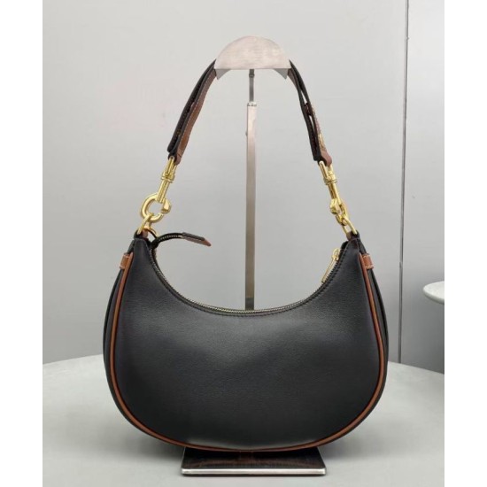 Replica Borsa Celine Ava Con Tracolla Media In Pelle Di Vitello Liscia Nera