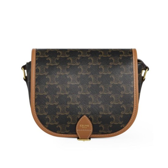 Replica Borsa Celine Folco Media Marrone