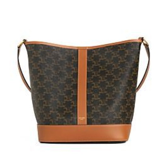 Replica Celine Secchio Medio Marrone
