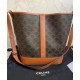 Replica Celine Secchio Medio Marrone